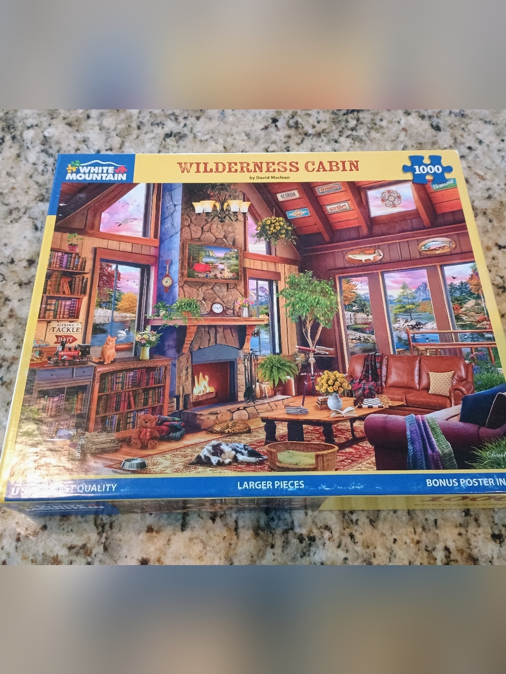 White Mountain "Wilderness Cabin" Puzzle - 1000 Pieces